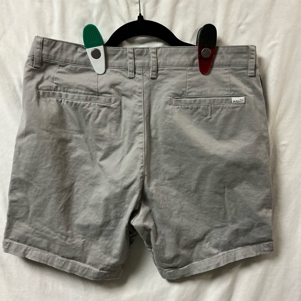 Eubi Men's Gray Cargo-Style Cotton Board Shorts - Picture 3 of 4